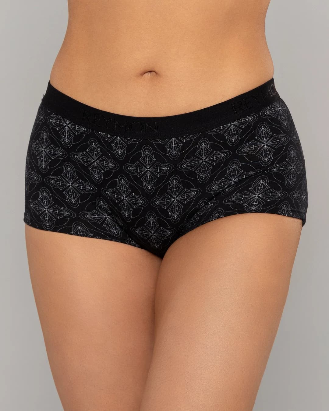 Boxer Femenino Tiro Alto en Algodón Estampado Ref. 8017 - imagen 8