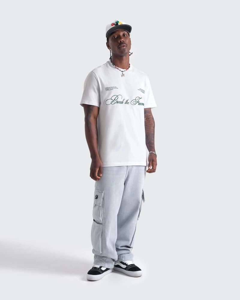 Camiseta Blanca Regular Break The Frame - imagen 6