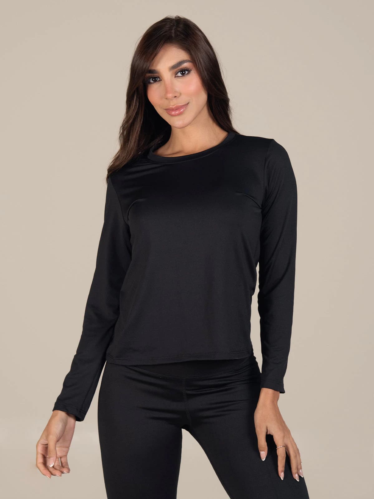 Buzo basico femenino ibiza negro - imagen 1