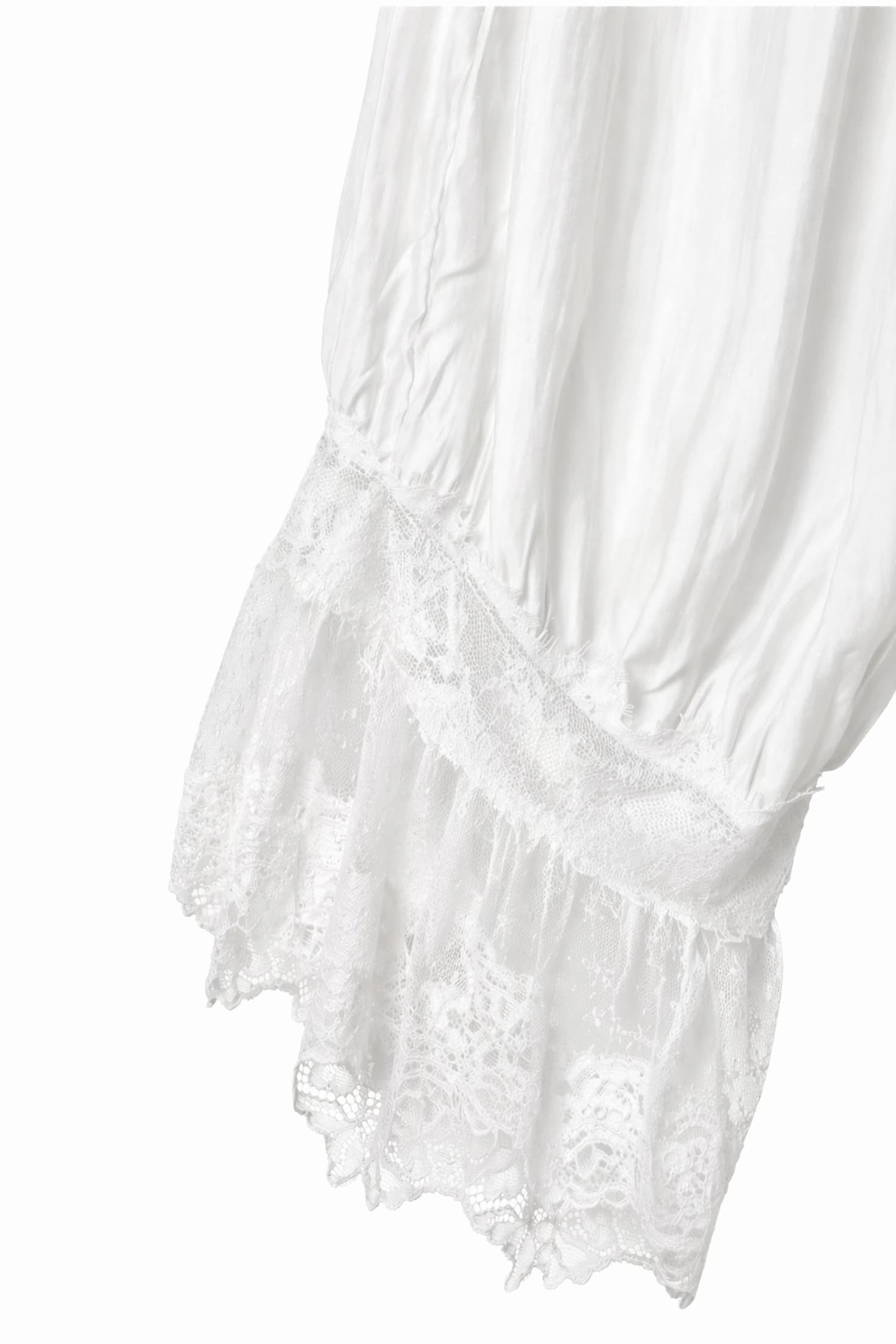 CHANTILLY BAGGY PANTS, WHITE - imagen 2