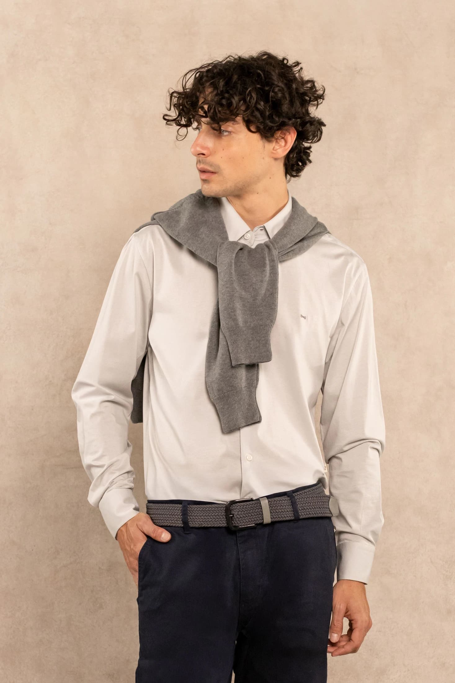 Camisa Jersey Gris