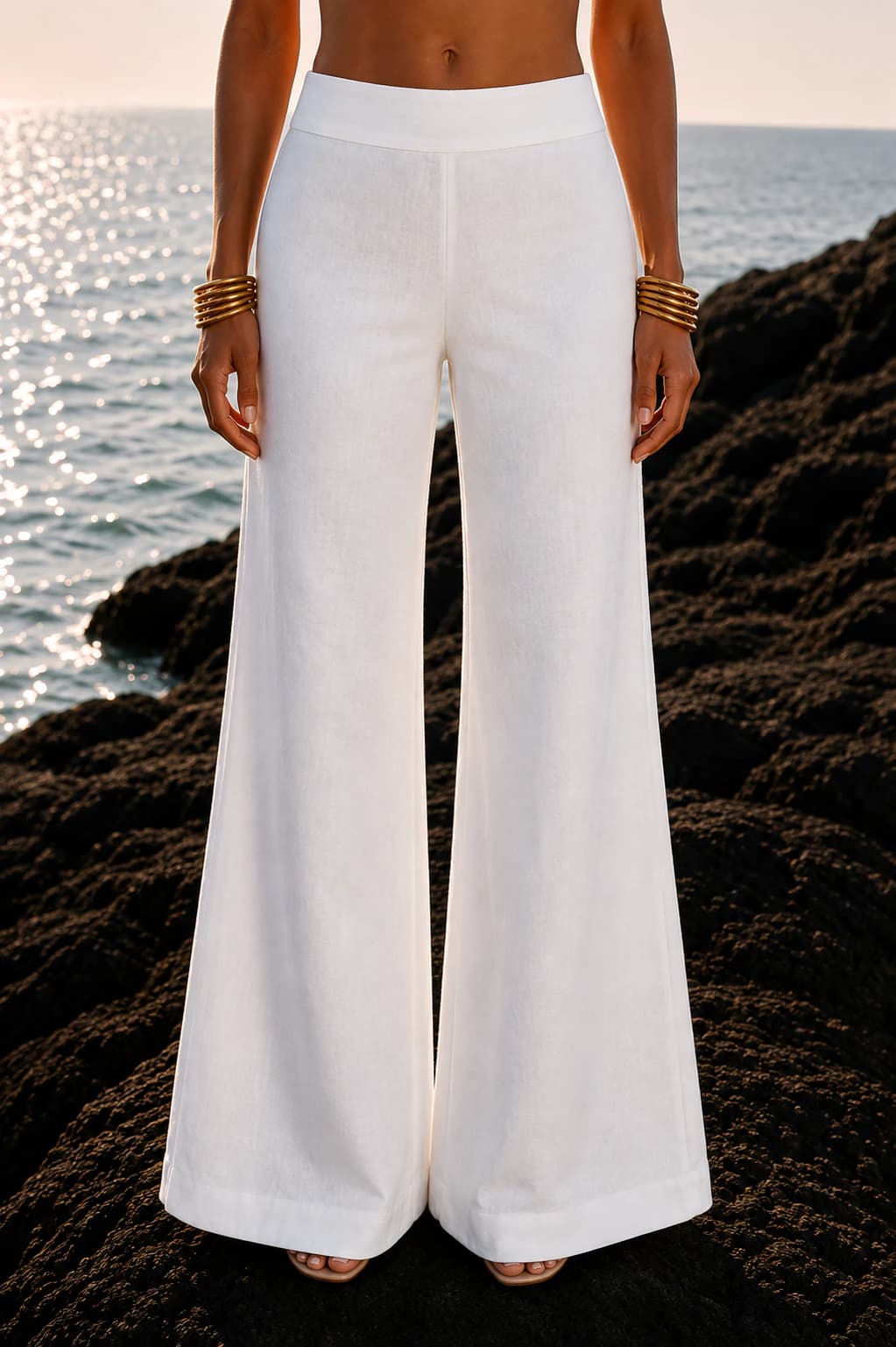 Pantalón Kristu Lino blanco - imagen 1