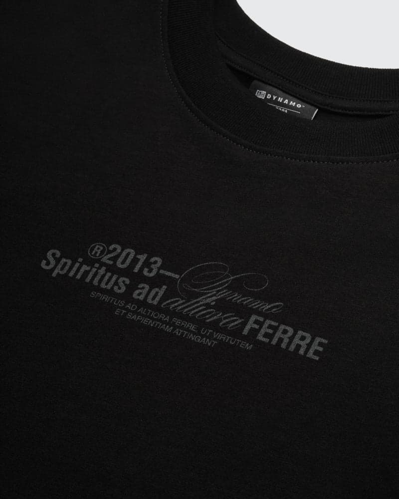 Camiseta Negra Oversize Spirit Keeper - imagen 3