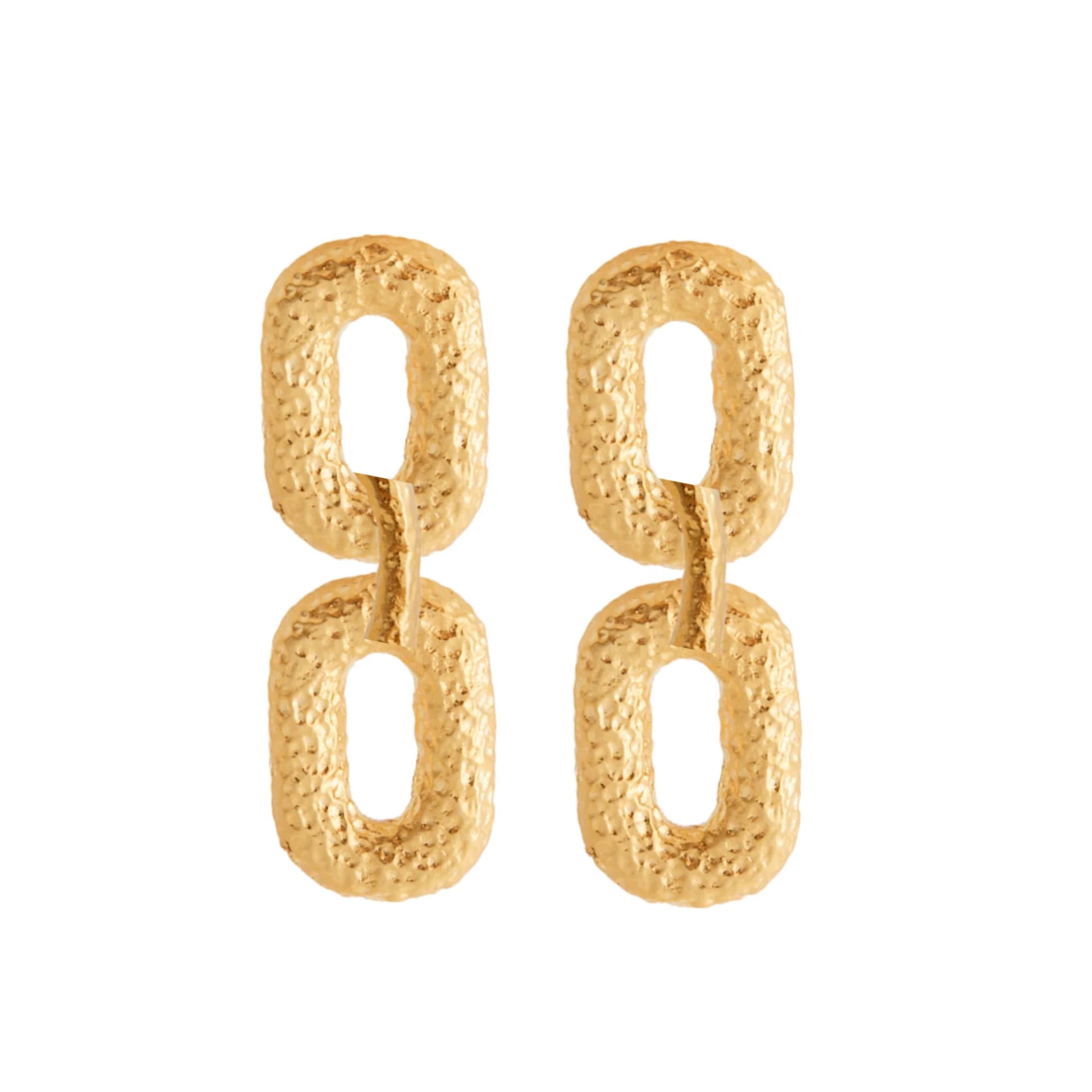 Connected Link Earrings - imagen 2