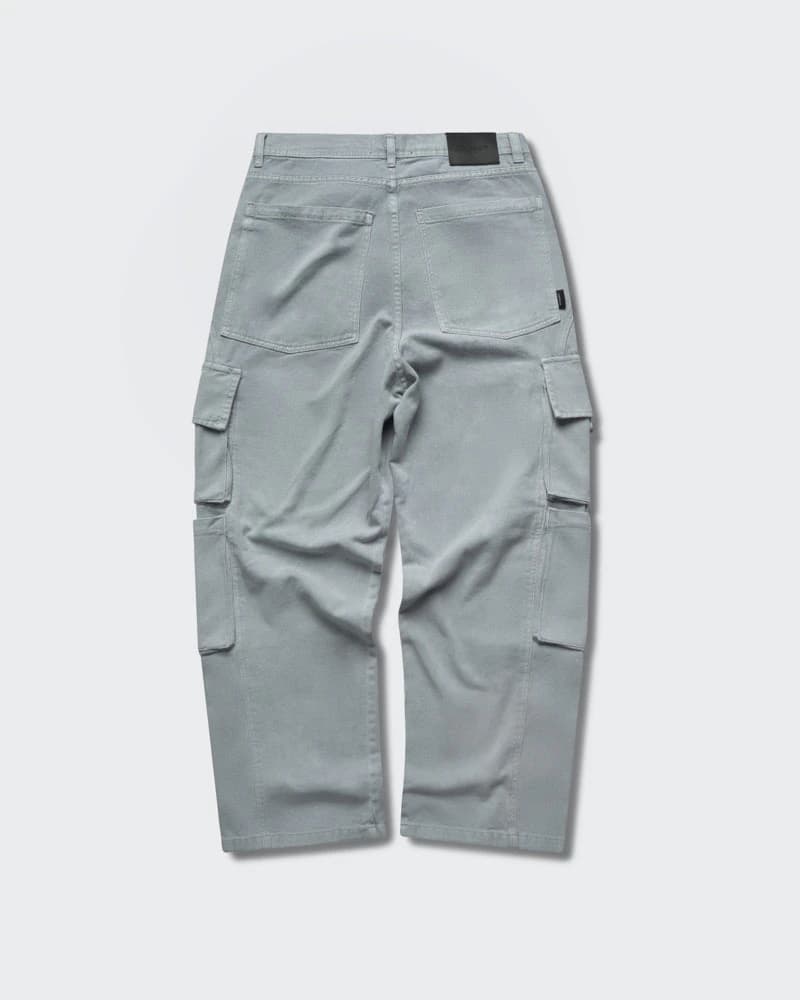 Jeans Baggy Cargo Gris Lavado - imagen 6