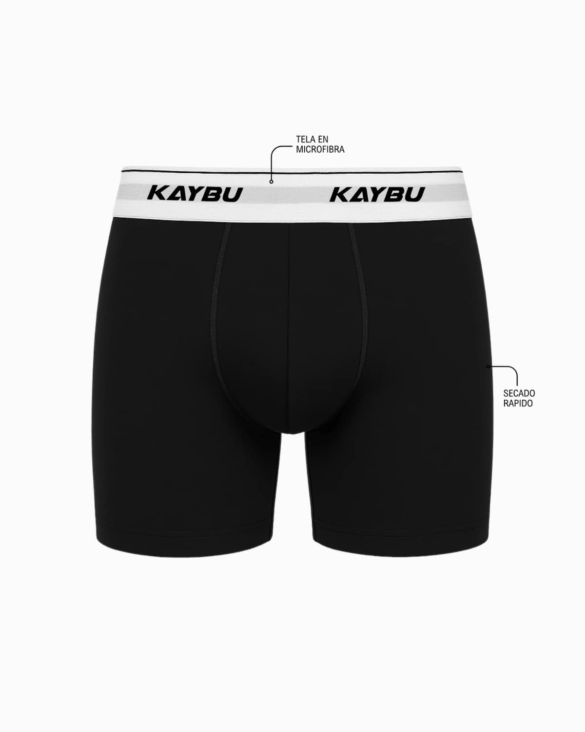PACK X3 Boxer Fit Medio de Licra Premium | KBMEN RF.399 - imagen 2