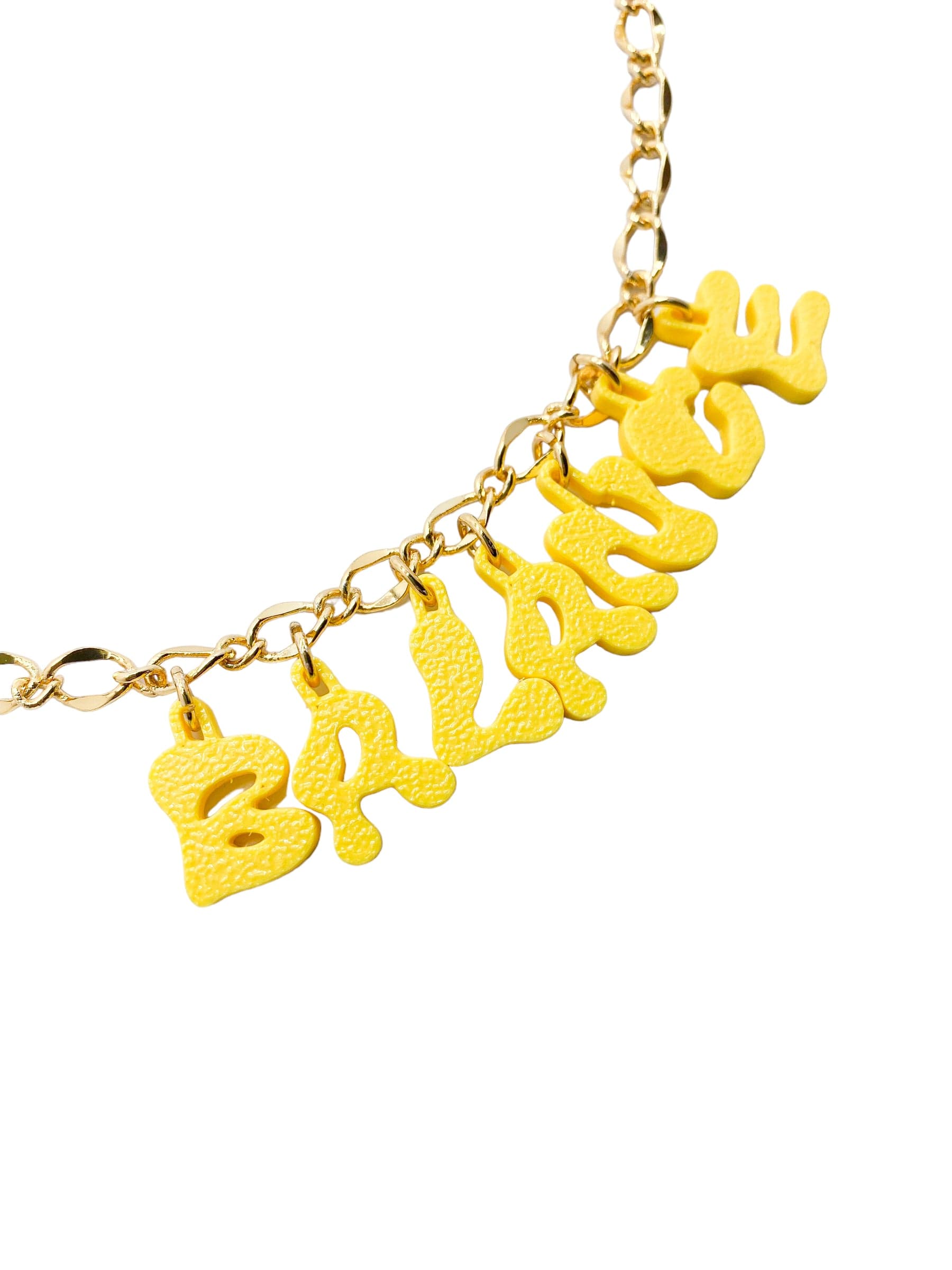 3D custom necklace 7 letters - imagen 2