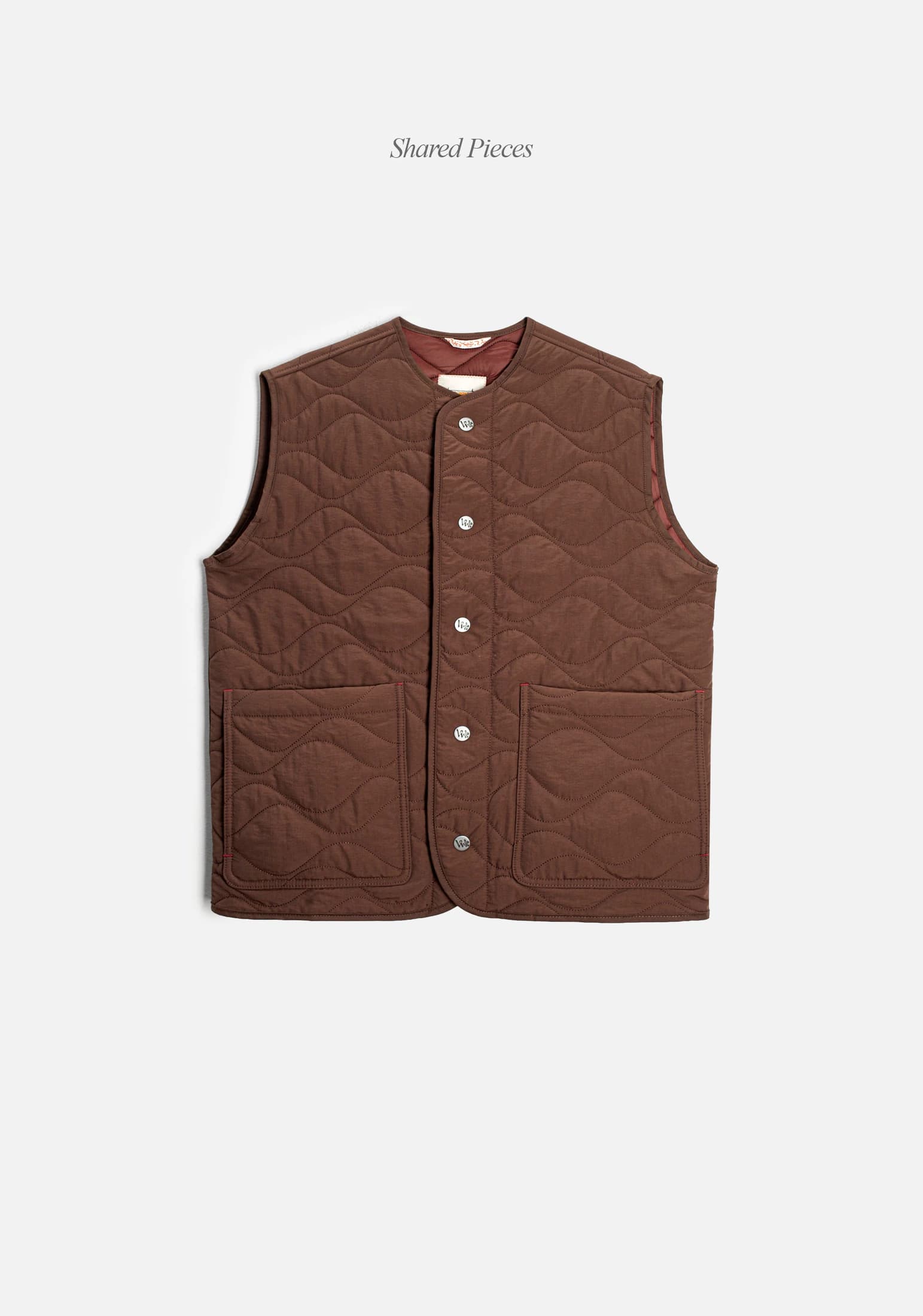 Chaleco U Verne Quilted Café - imagen 1
