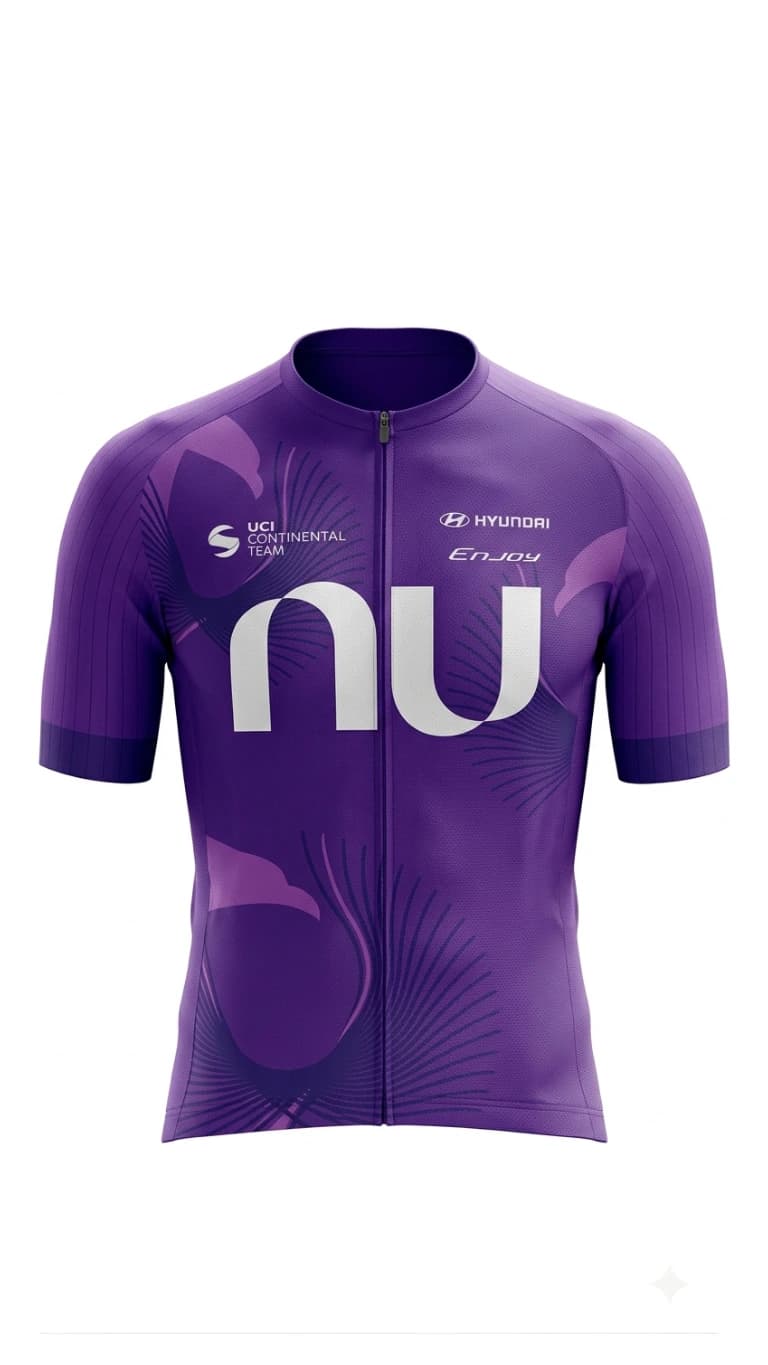 Jersey  Ciclismo MC División One - NU COLOMBIA Unisex Morado - imagen 1