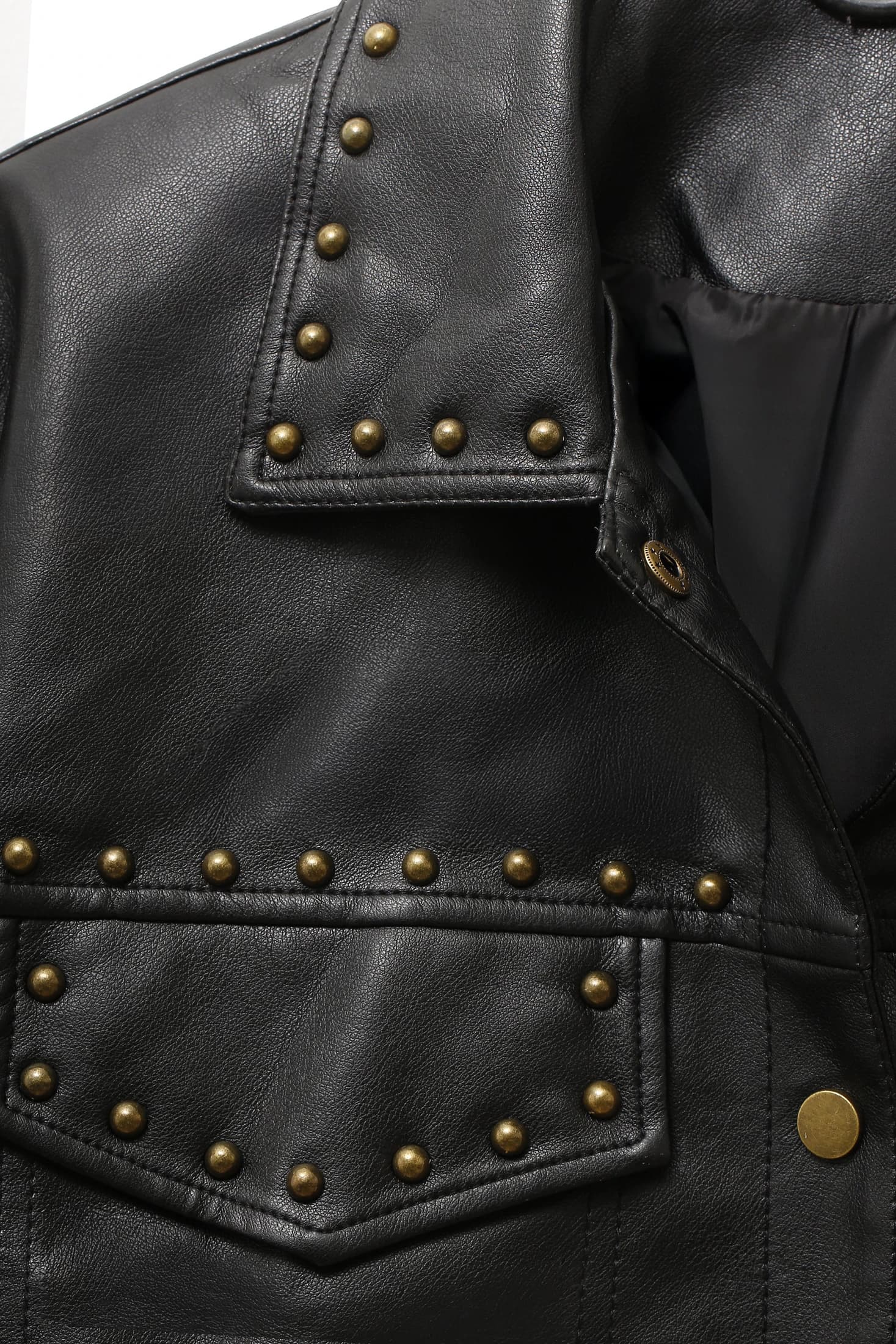OCRE LEATHER JACKET - imagen 2