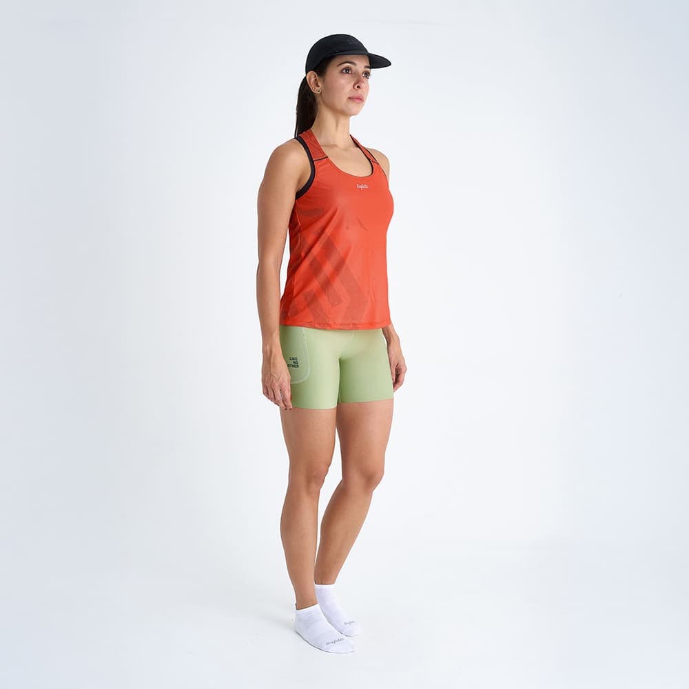 CAMISETA RUNNING MANGA SISA ENGRAVED CORAL PARA MUJER - imagen 1