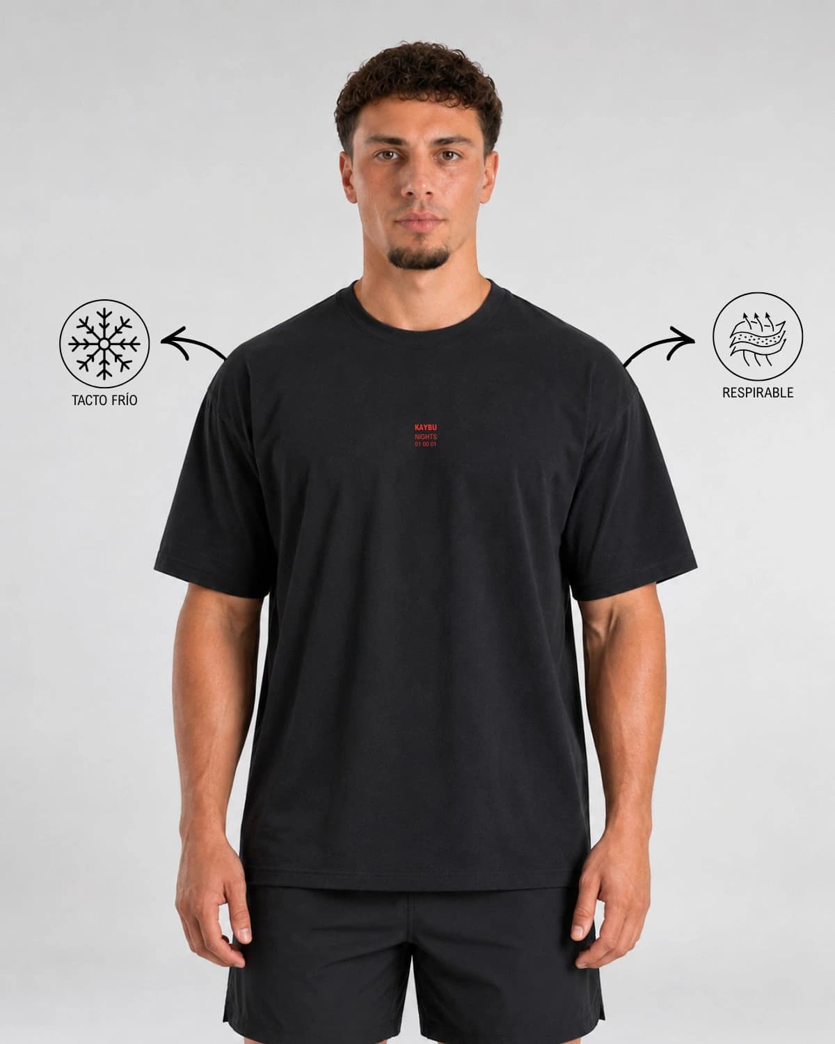 Franela Oversize Kaybu Nights I KBMEN RF. 423 - imagen 1