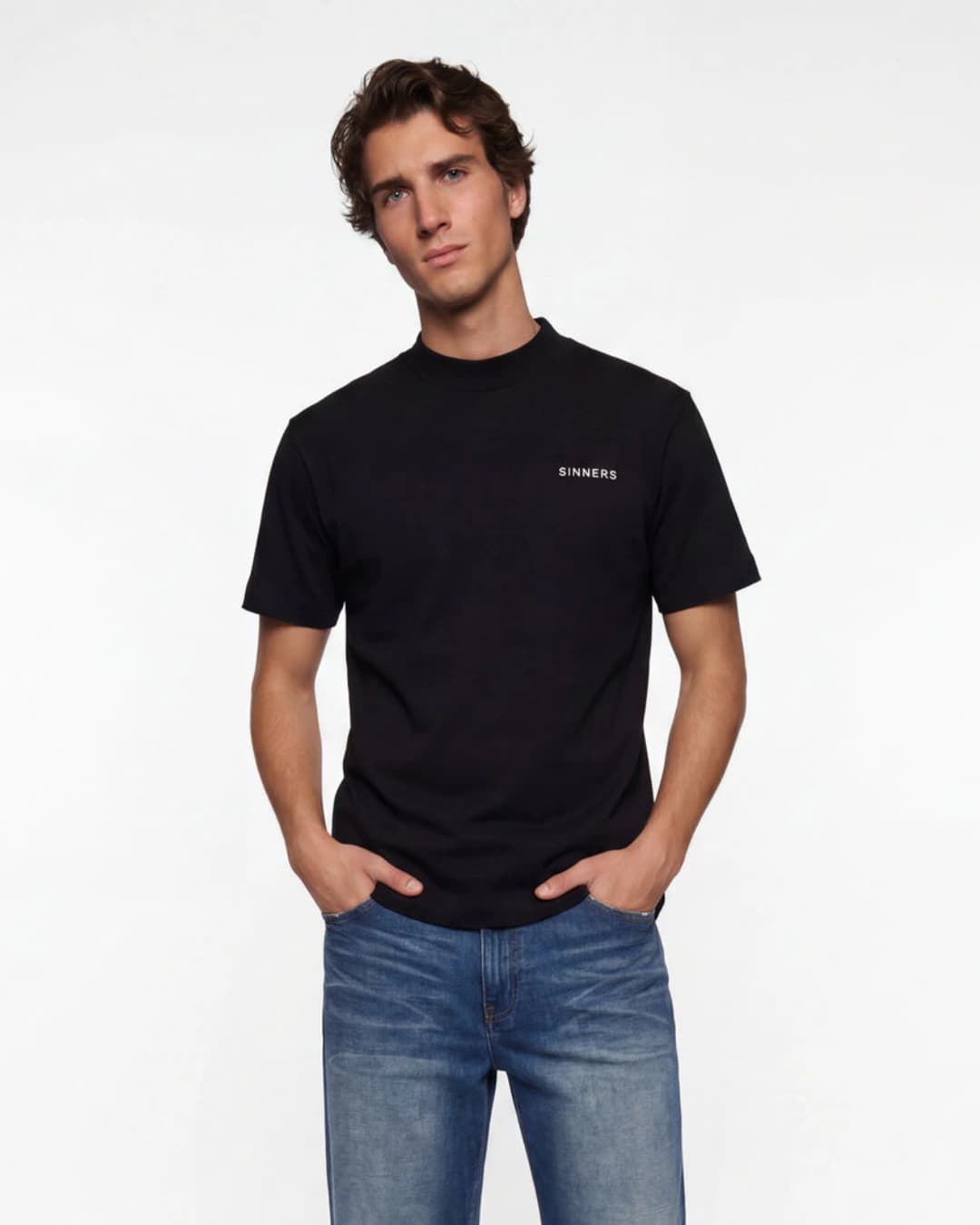 LOGO REGULAR BLACK T-SHIRT - imagen 3