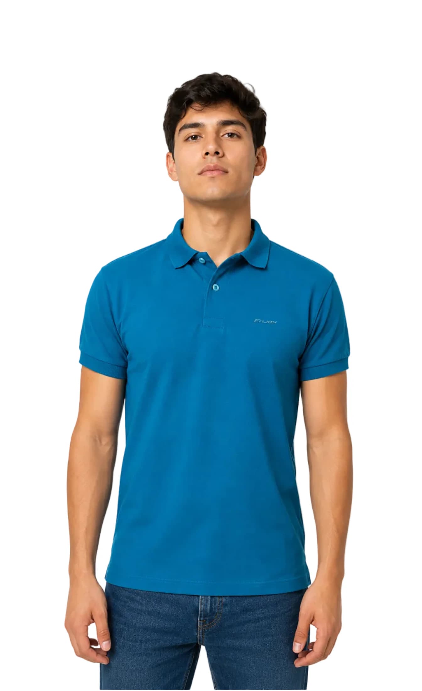 Camiseta Polo MC azul petroleo - imagen 1