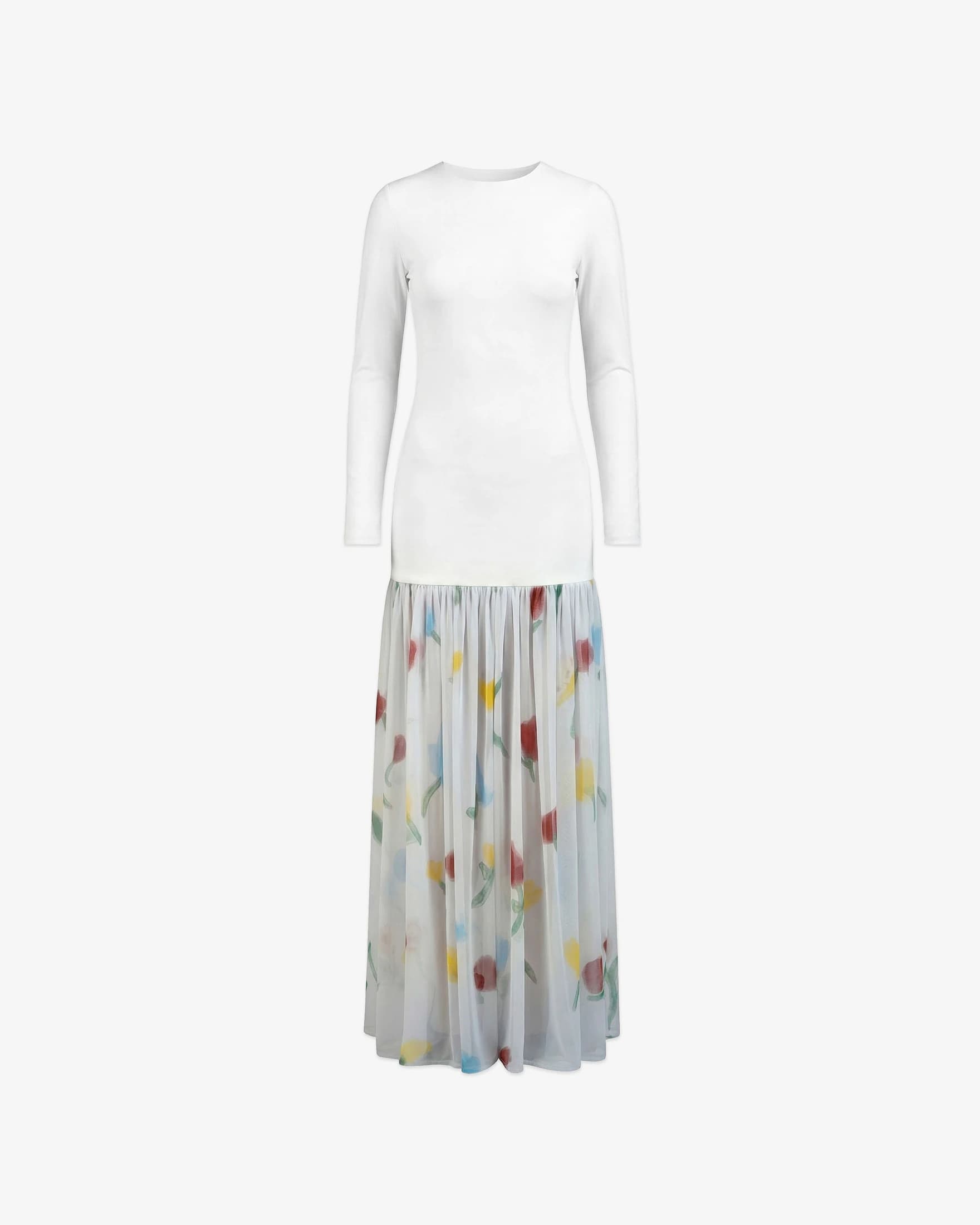 Drop Waist Fitted Dress - imagen 1