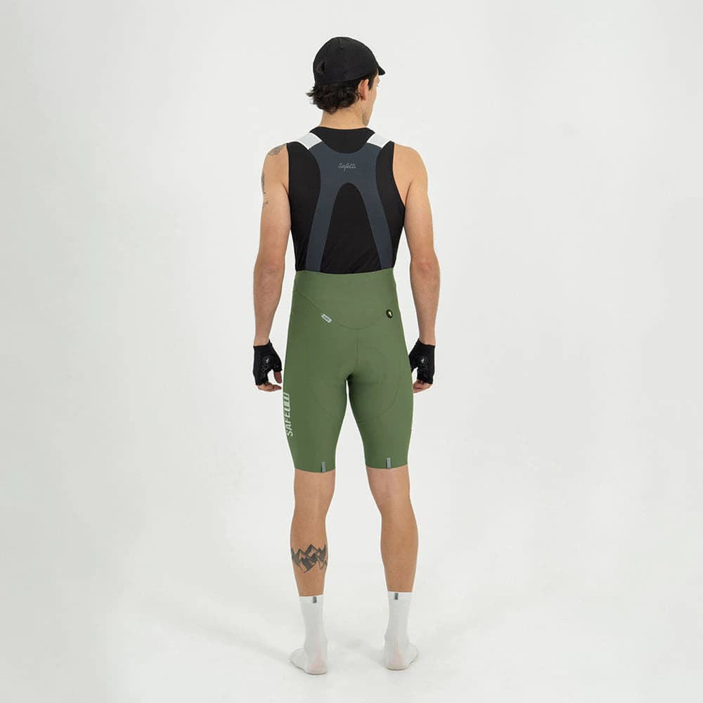 PANTALONETA CICLISMO CON CARGADERAS GIRONA VERDE PARA HOMBRE - imagen 2