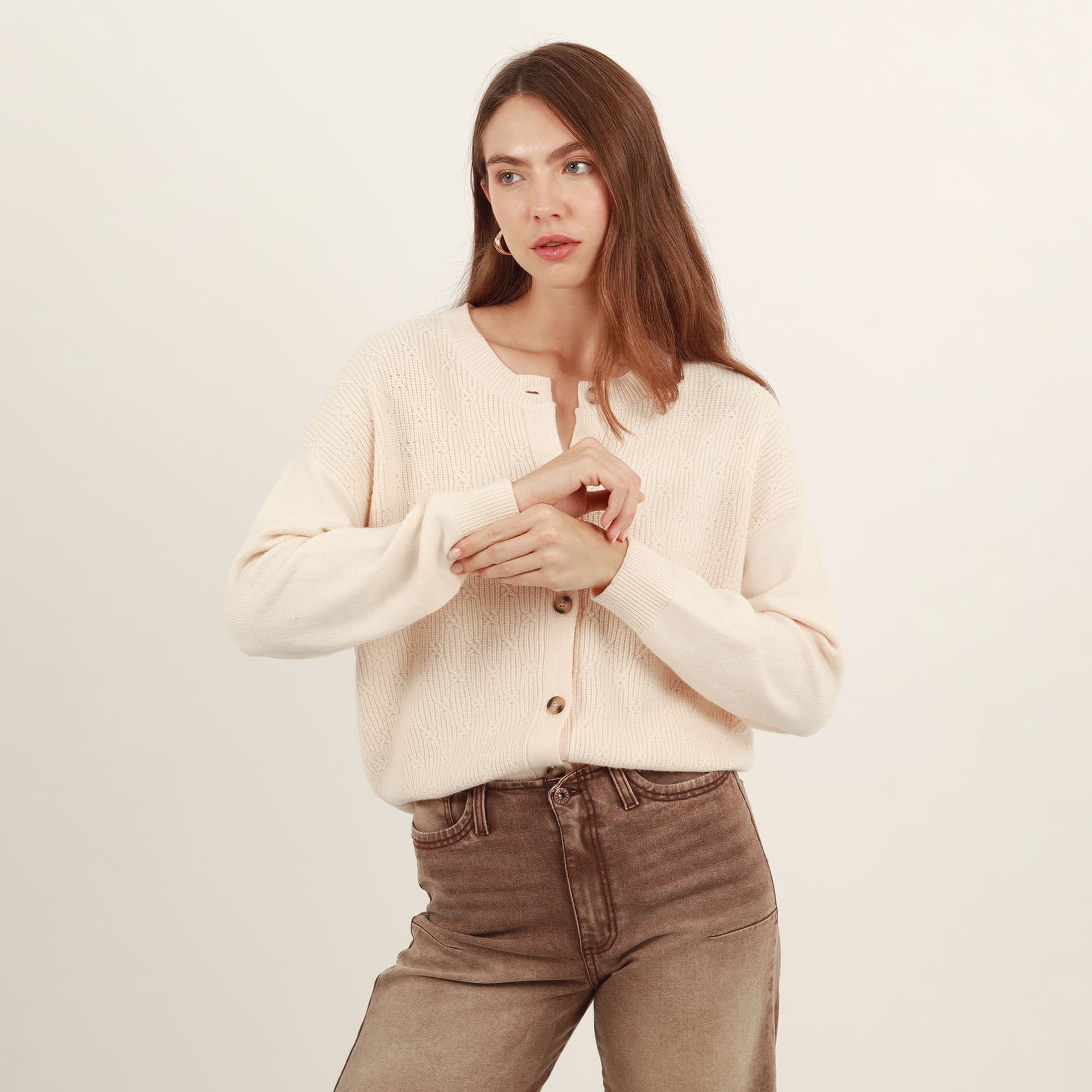 Sweater Cuello Redondo Manga Larga - imagen 2