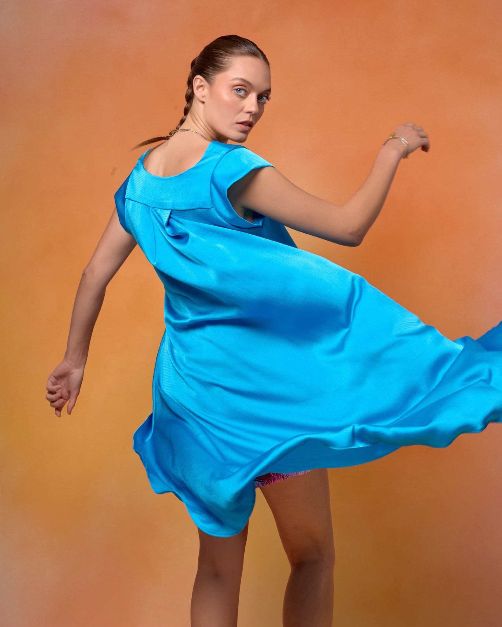 Blusa Palmita Turquesa - imagen 2