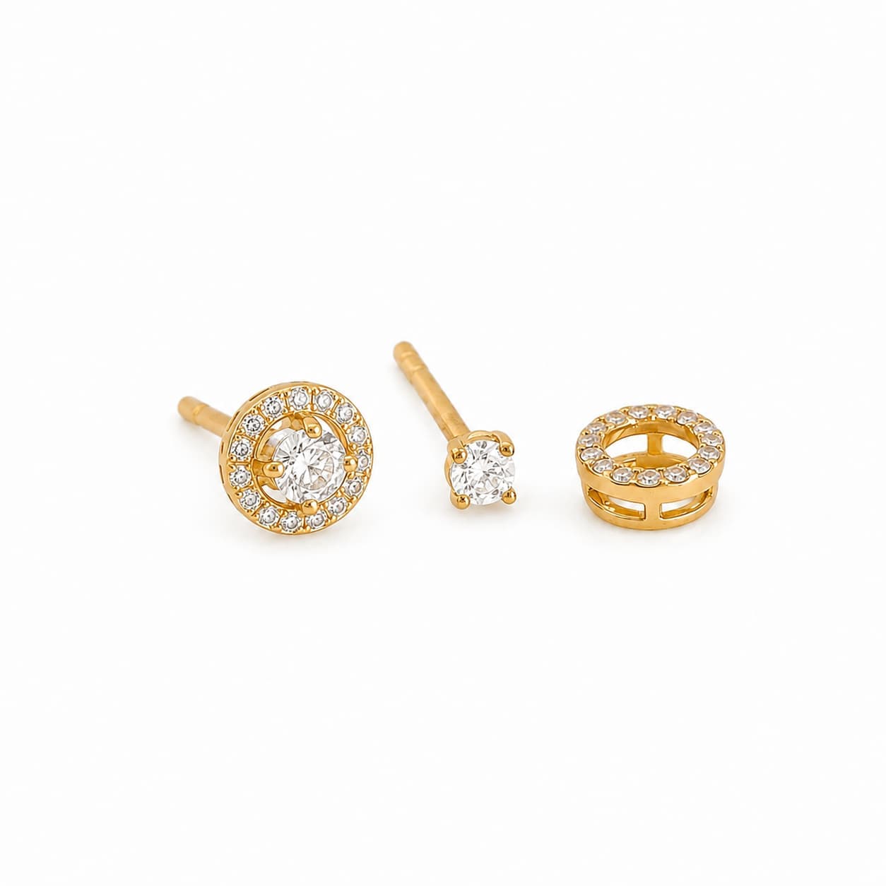 Aretes Diamante natural jacket S - imagen 1