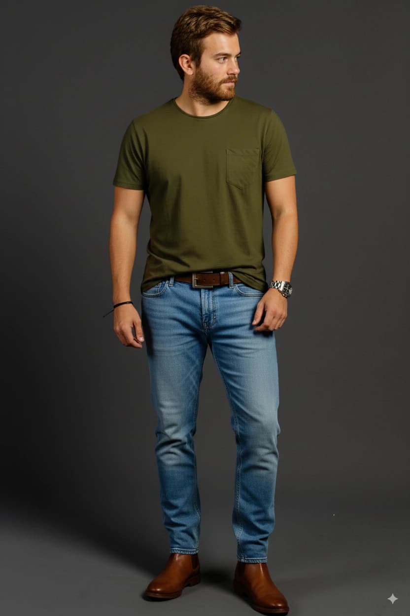 Camiseta Cuello Redondo con Bolsillo - imagen 7