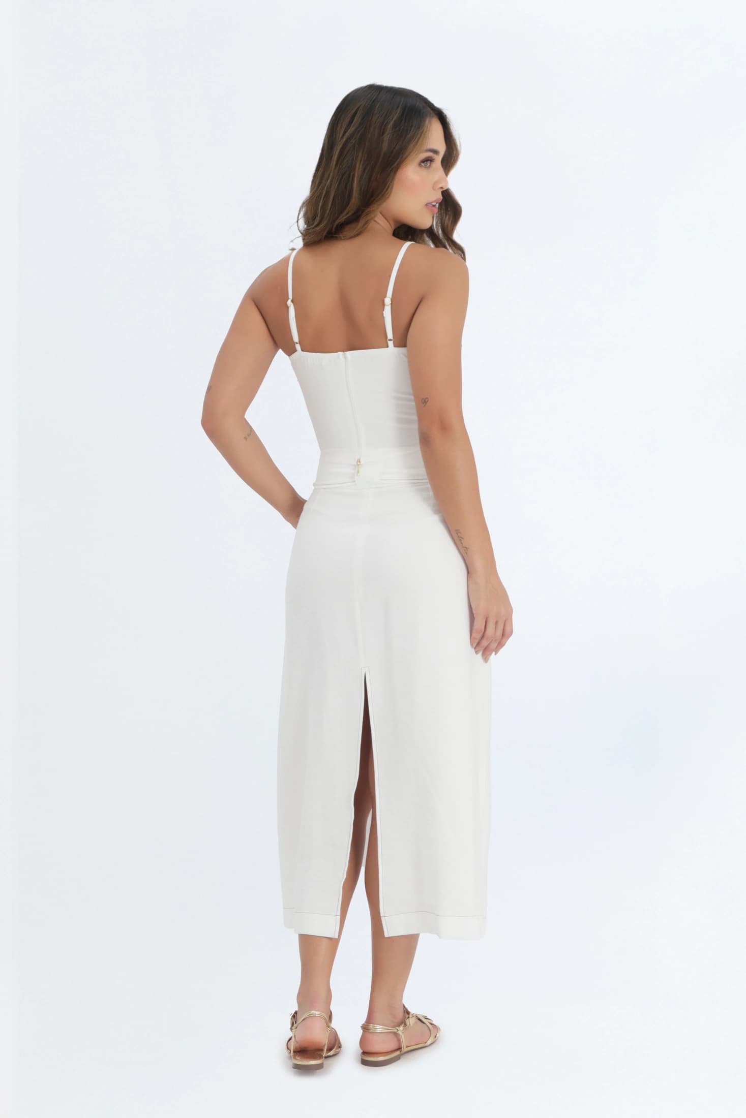 FALDA CON CINTURON PARA MUJER 1154142 - imagen 2