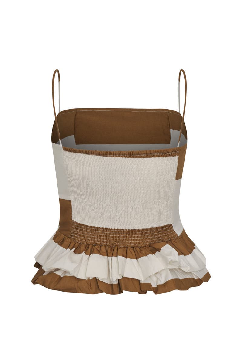 Crop top maia tabaco - imagen 3