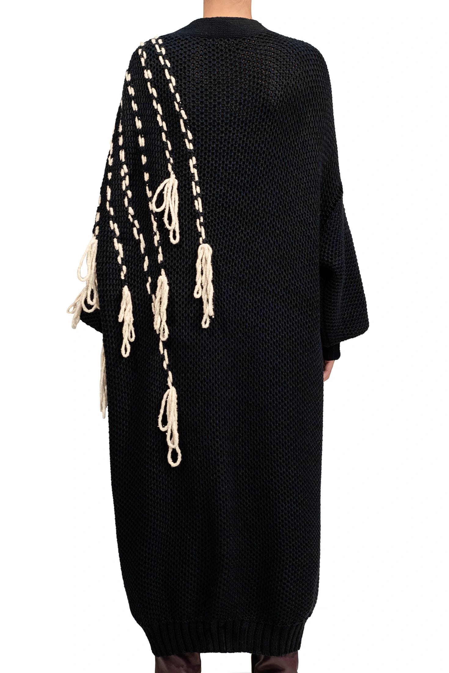 MOON TRACE KNITTED OVERCOAT - imagen 3