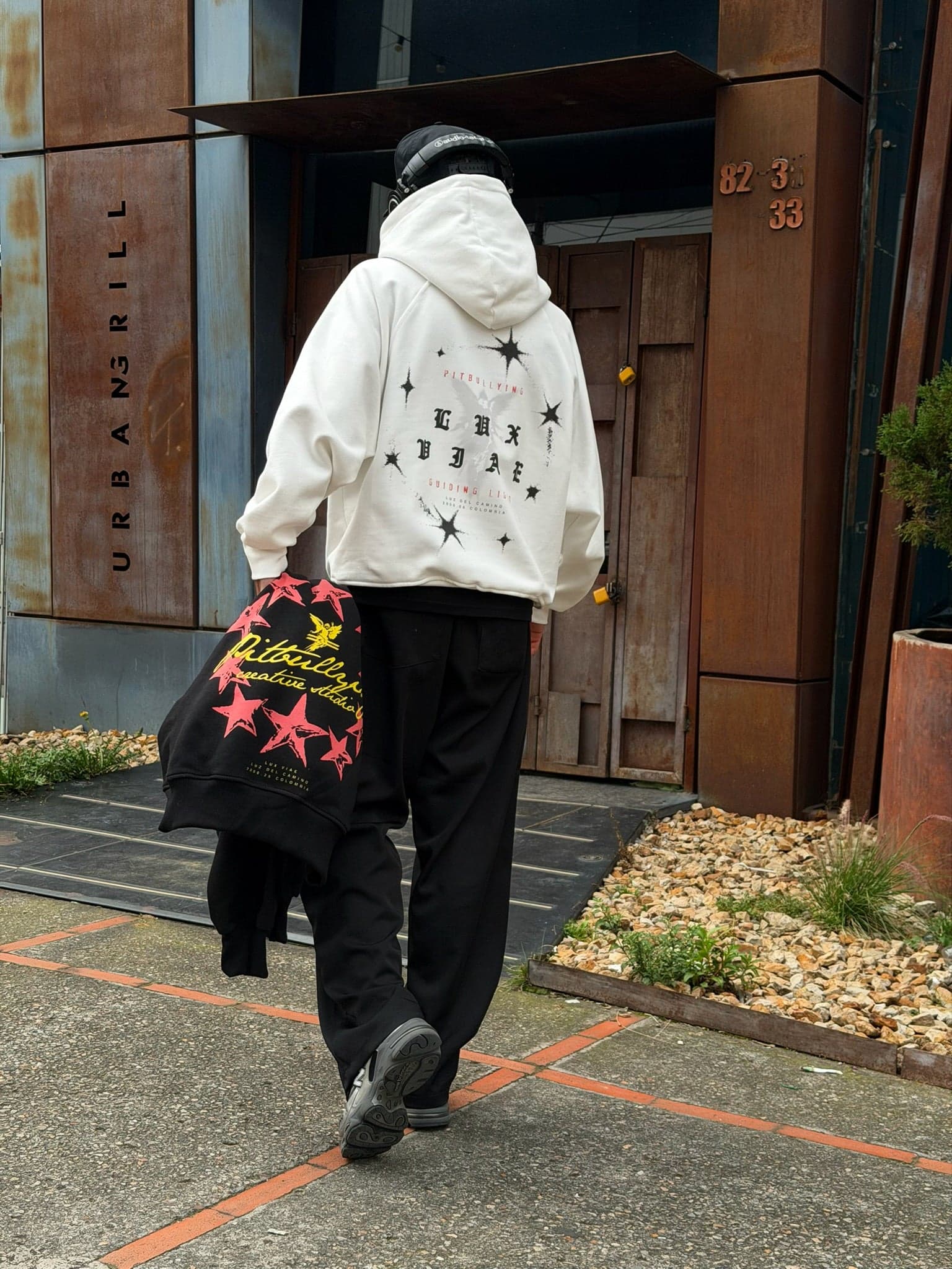 HOODIE OVERSIZE CRUDO GUIDING LIGHT - imagen 6