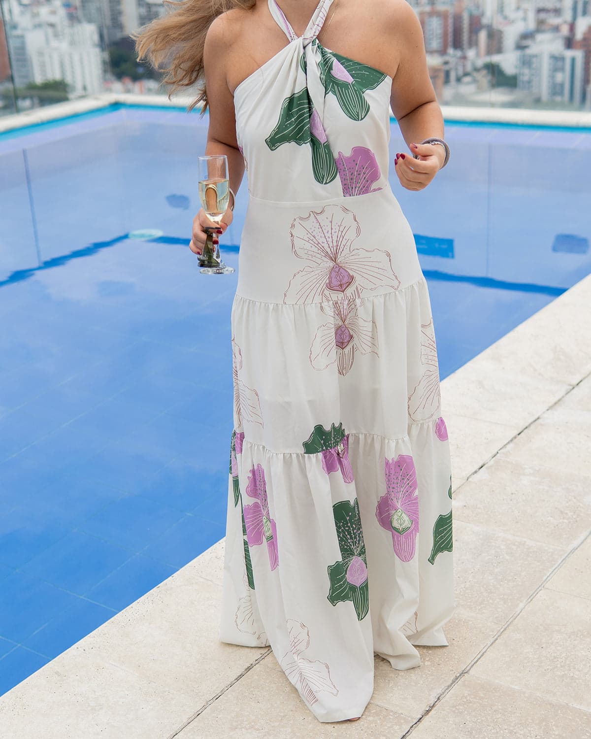 Vestido Orchid Blanco - imagen 4