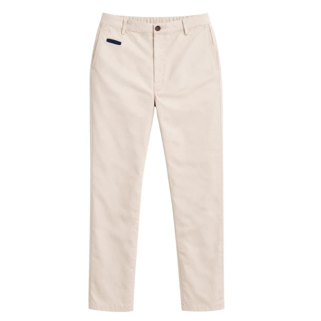 NUOVO - Pantalón prepster classic fit elástico - Beige