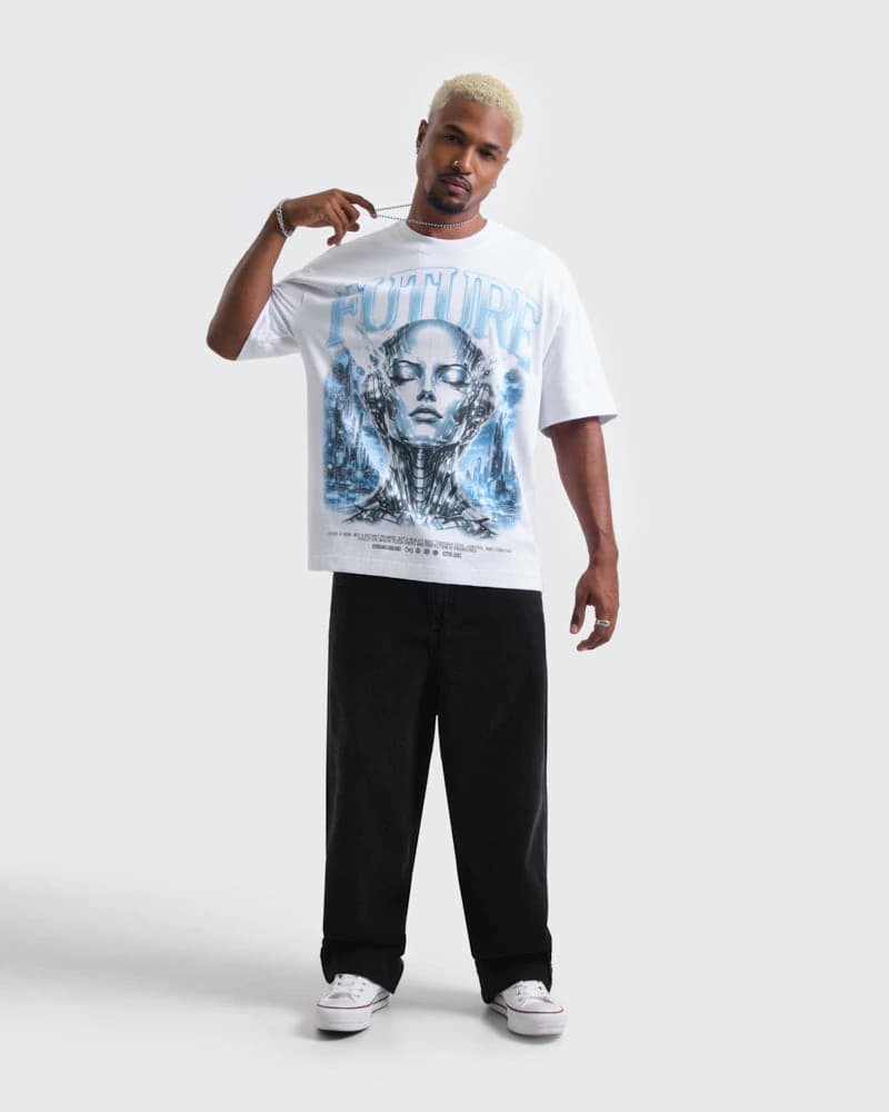 Camiseta Blanca Oversize Future - imagen 4