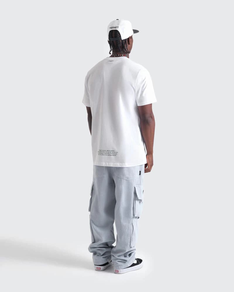 Camiseta Blanca Regular Break The Frame - imagen 5