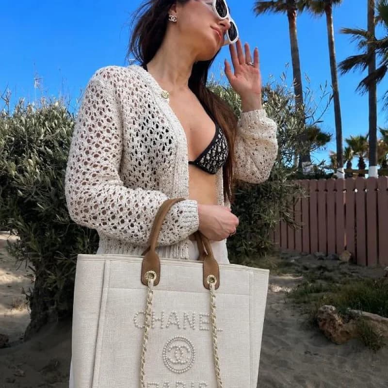 BOLSO CHANEL PLAYERO NUDE - imagen 1