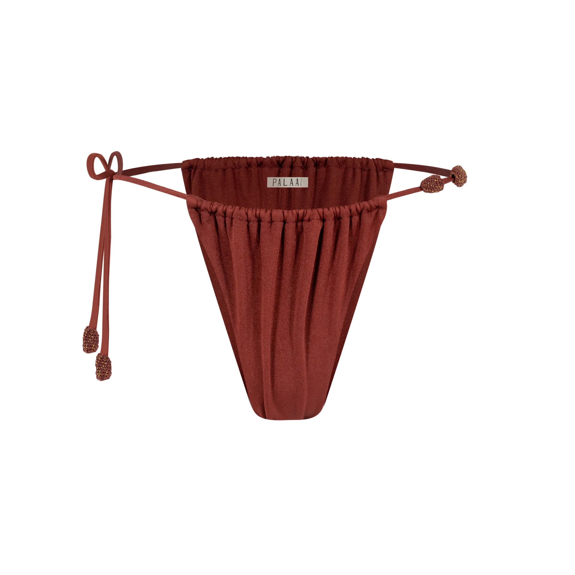 WOLUN BIKINI BOTTOM - RED WINE
