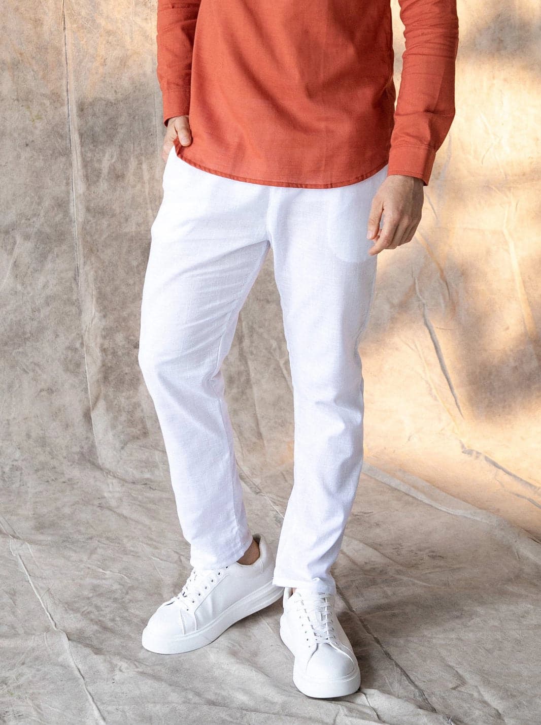PANTALÓN LINO ALGODÓN | BOTA RECTA