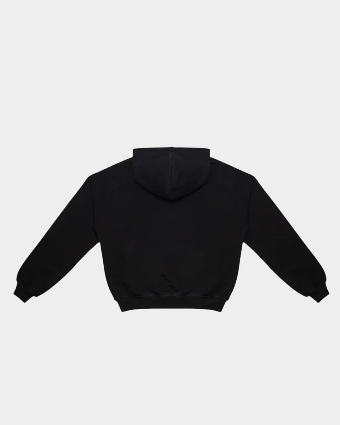 HOODIE BLOCK NEGRO SOBRE NEGRO BOXY FIT - imagen 2