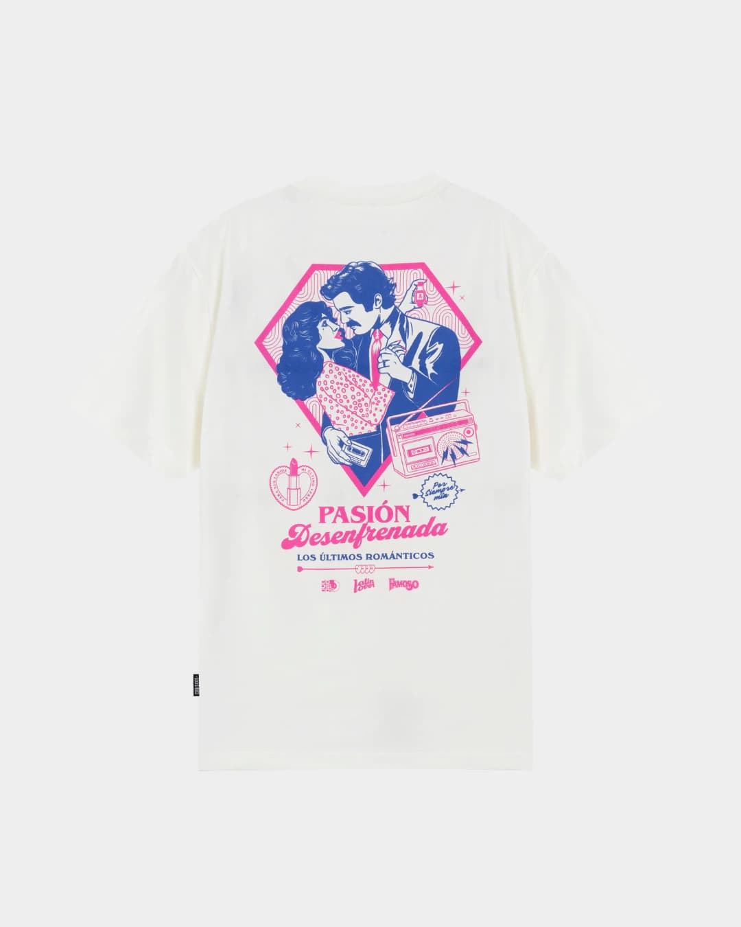 CAMISETA PASION DESENFRENADA CREMA - imagen 1