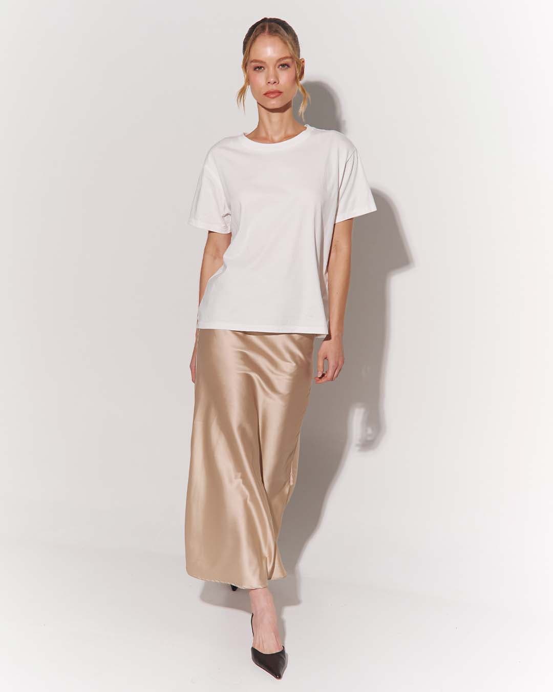 Seda midi skirt