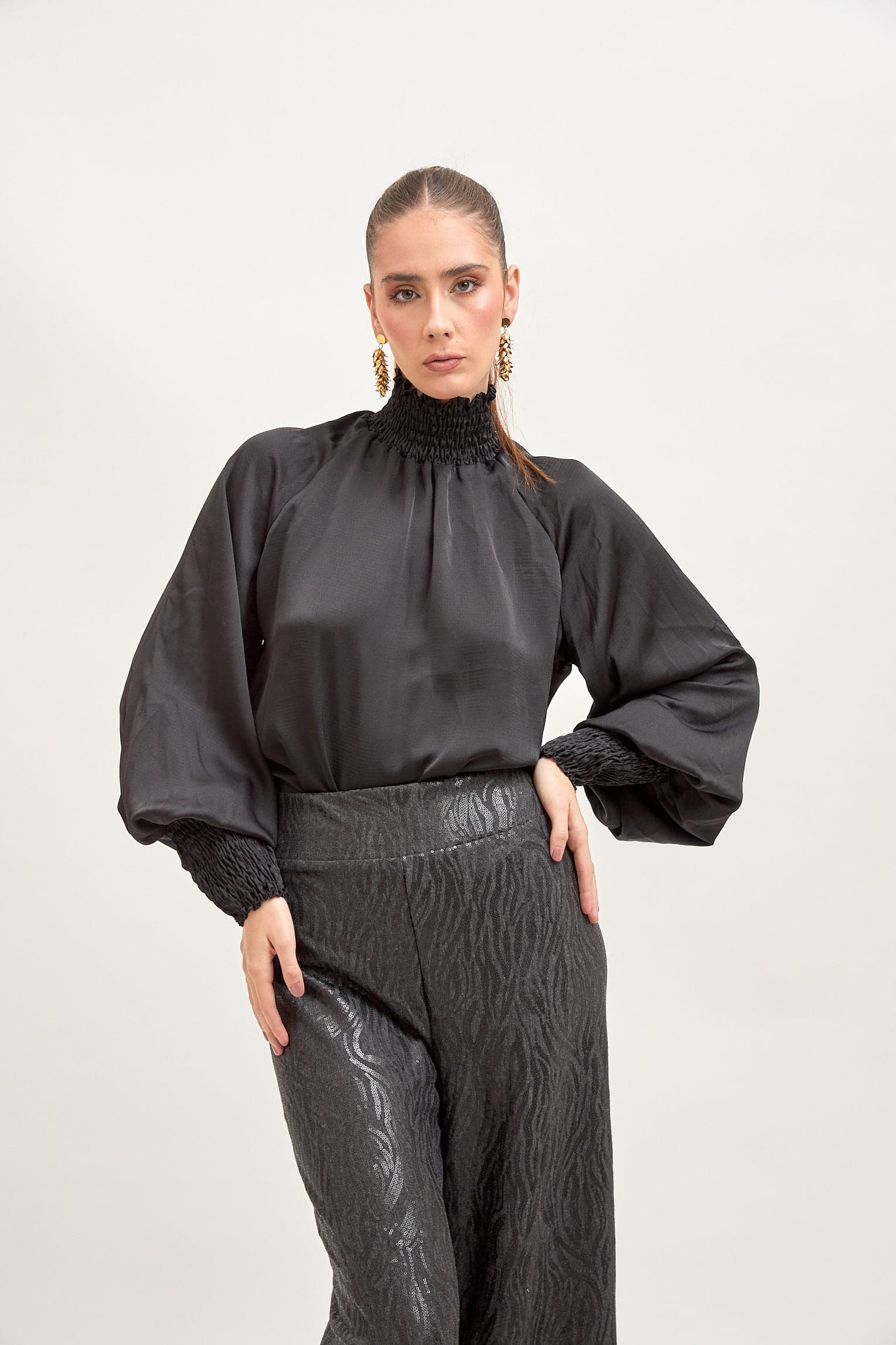 Blusa Brestel Negro - imagen 4