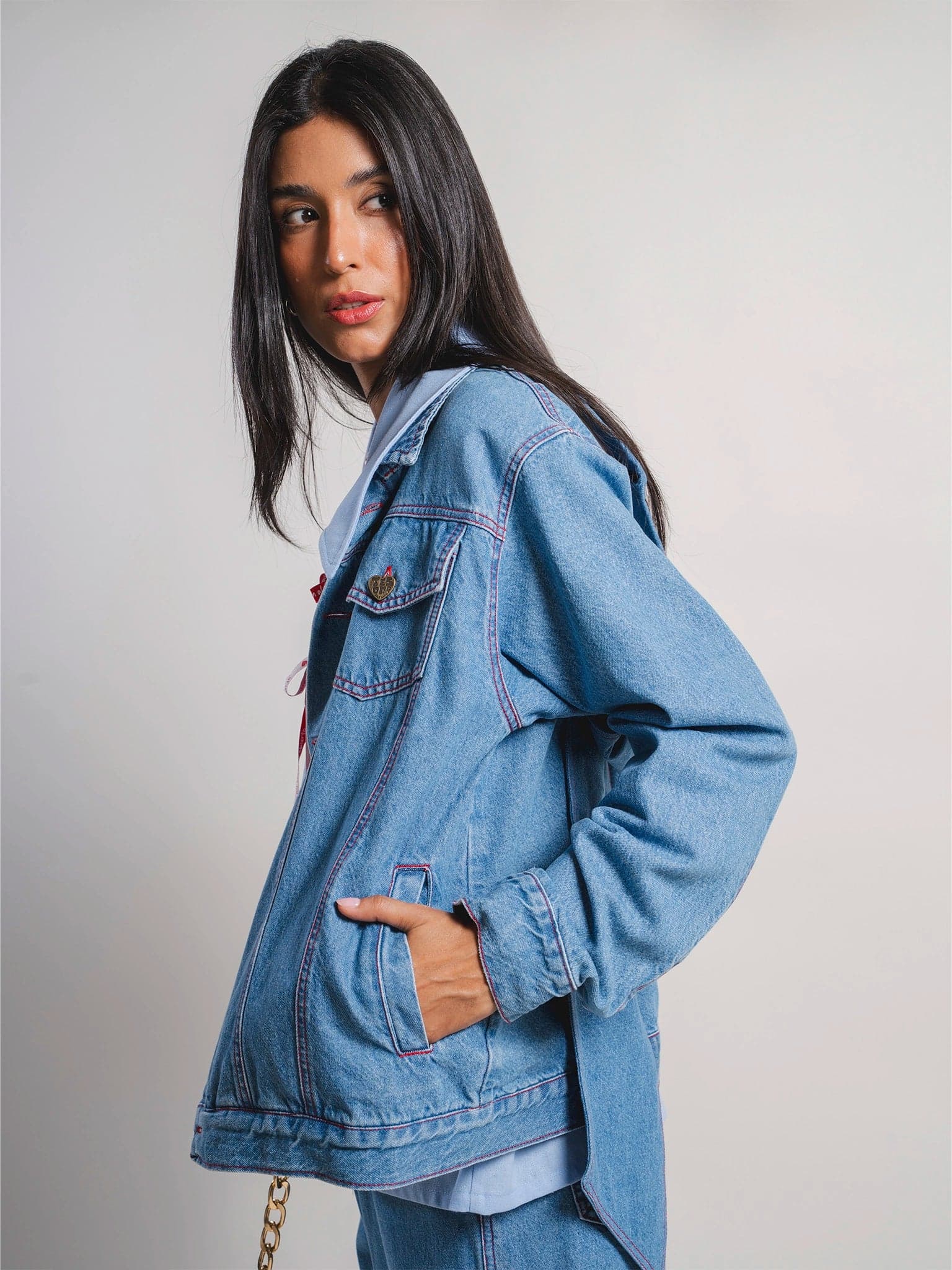 Chaqueta Denim Moño - imagen 2