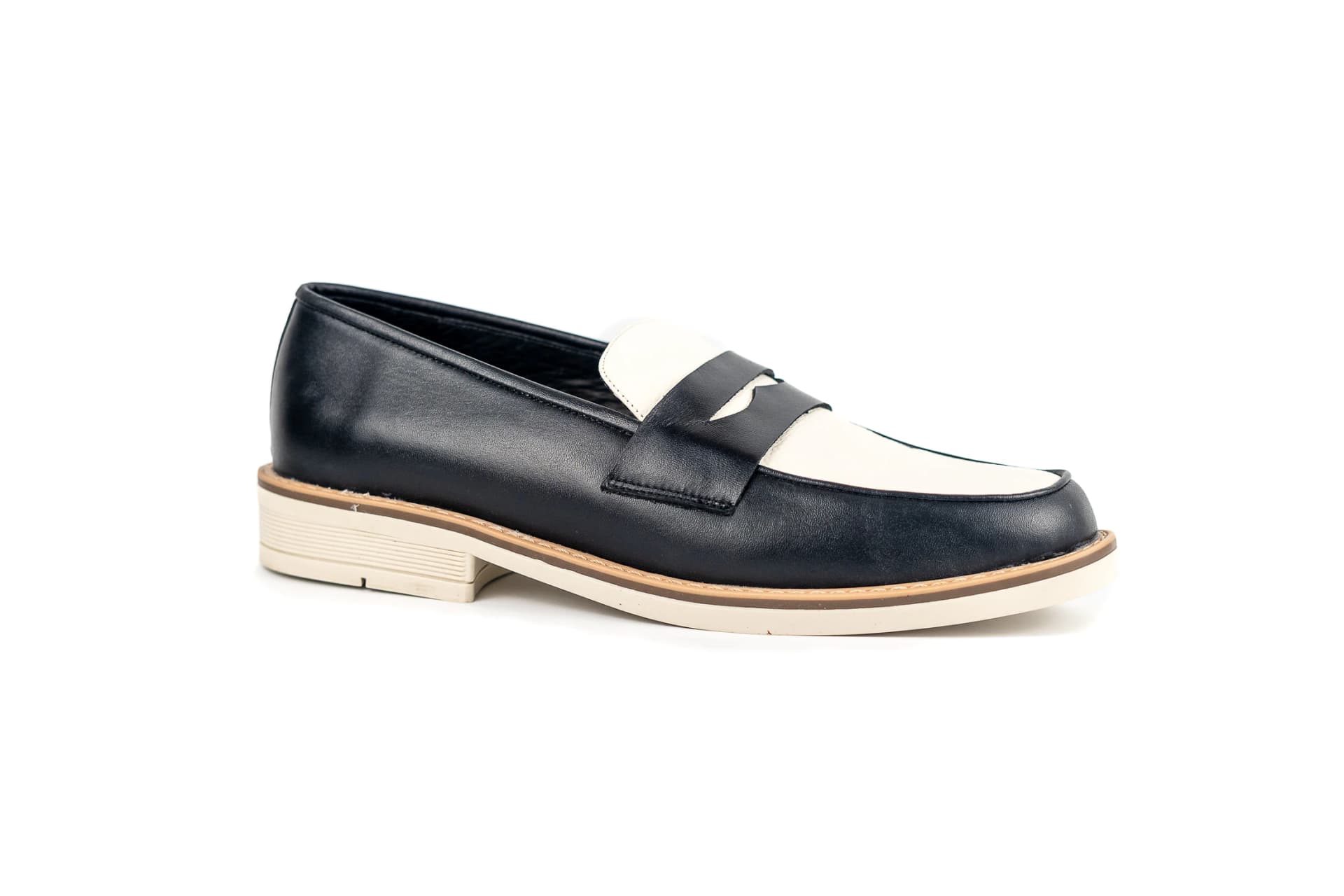 PENNY LOAFERS SUELA BLANCA