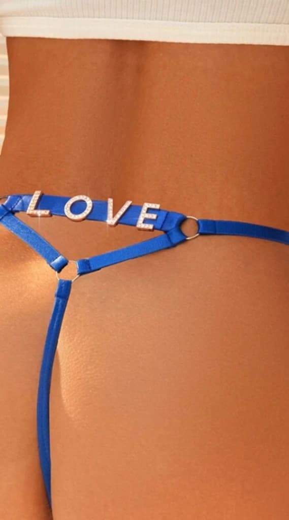 Tanga letras LOVE azul SH-327161-AZU-S
