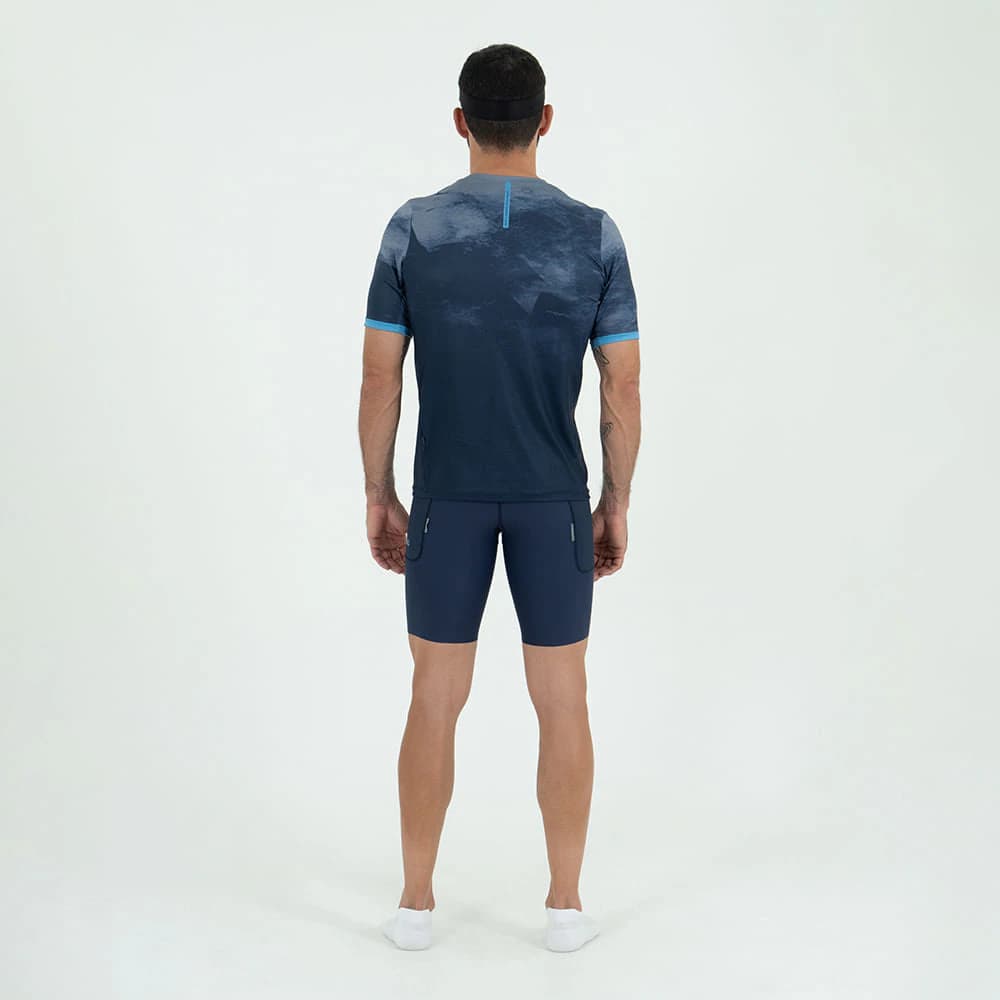 CAMISETA RUNNING MANGA CORTA MARINHO PARA HOMBRE - imagen 2