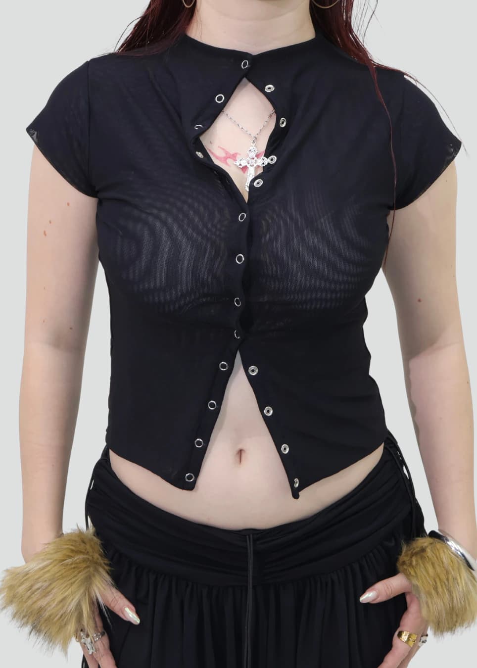 TOP POLLY NEGRO - imagen 2