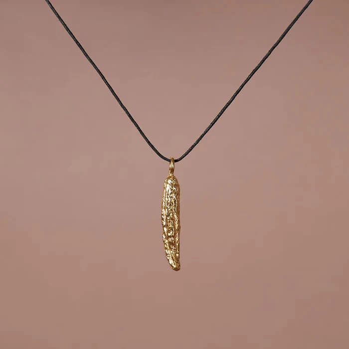 COLLAR CACAO MINI HILO NEGRO - imagen 2