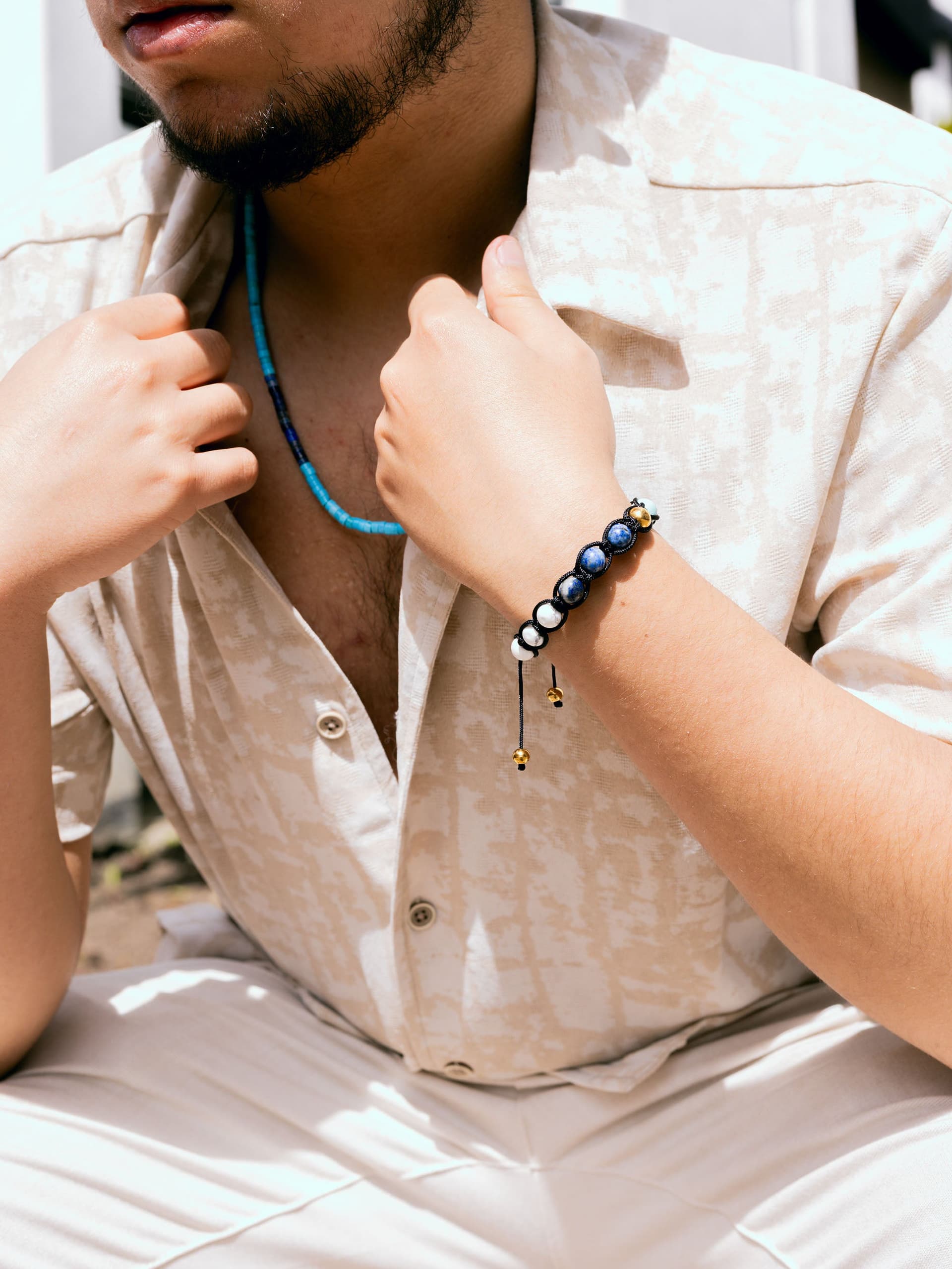 Collar Arrecife Heishi 4mm - imagen 3