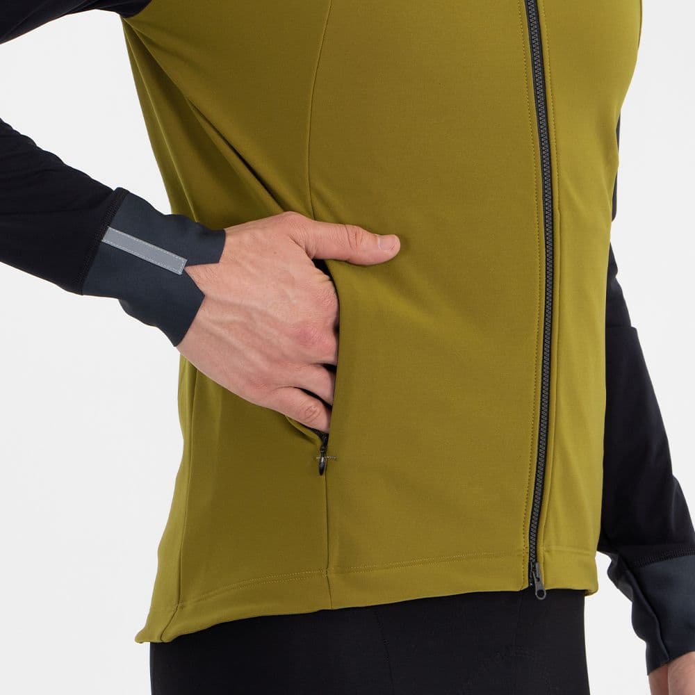 CHAQUETA CICLISMO THERMALTECH OLIVE UNISEX - imagen 10