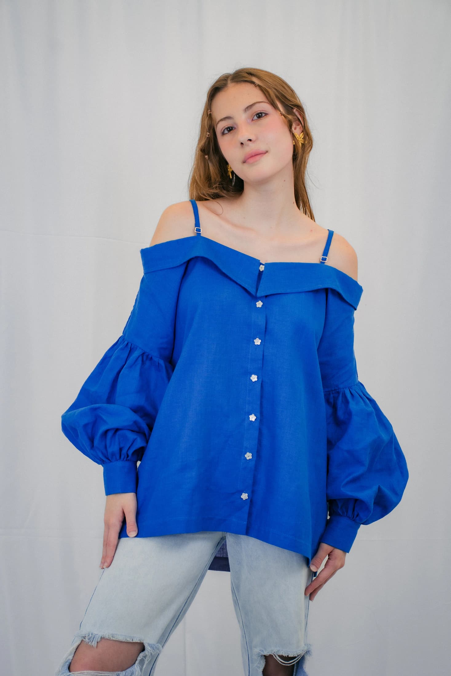 Camisa Umbral Azulada - imagen 2