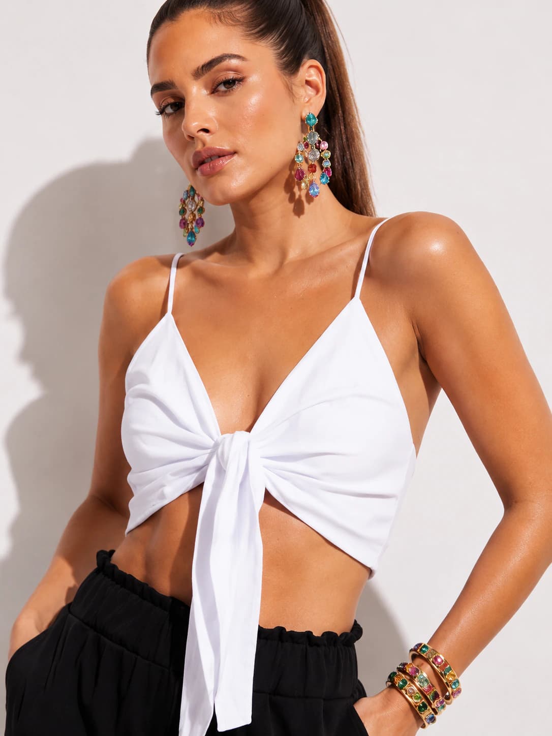 Crop Top Farid Blanco - imagen 1