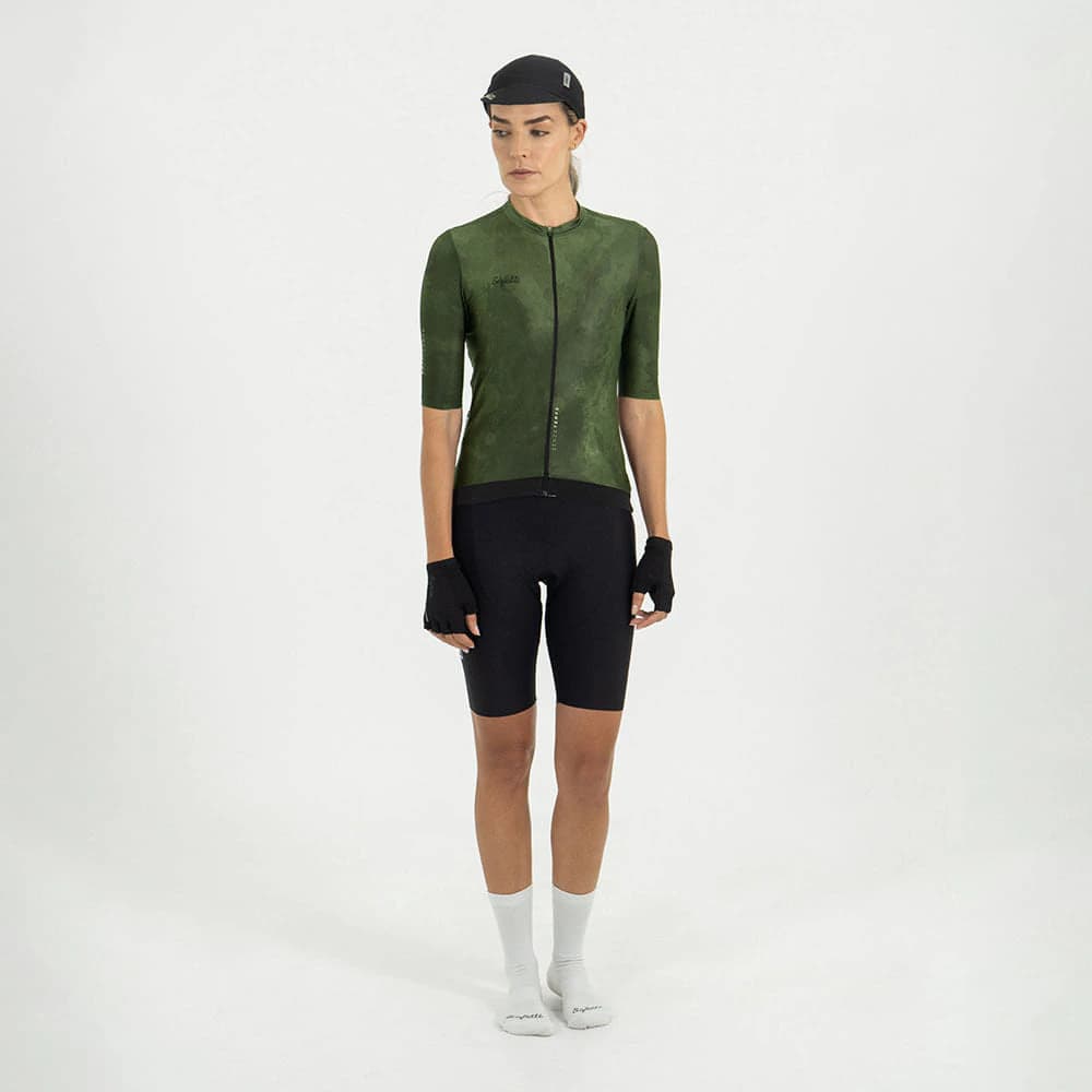 CAMISA CICLISMO MANGA CORTA SUNSETTIDE GREEN PARA MUJER - imagen 1
